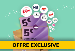 Profitez de 10€ offerts en bons d’achat !