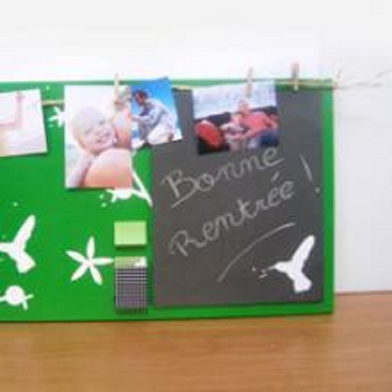 DIY pour les enfants : fabriquer un tableau mémo - La Belle Adresse