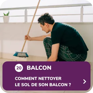 Comment nettoyer le sol de son balcon ?