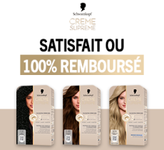 Votre coloration Creme Supreme 100% remboursé