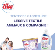 Tentez de gagner une lessive Le Chat Animaux & Compagnie !