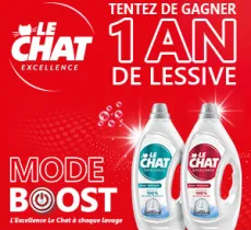 Participez et tentez de remporter 1 an de lessive Le Chat Excellence !