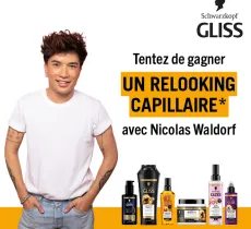Jusqu'au 31 juillet, tentez de gagner 1 relooking capillaire avec Nicolas Waldorf !