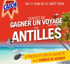 Jusqu'au 31 août, tentez de gagner un voyage aux Antilles