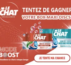 Jusqu'au 31 octobre, tentez de remporter la nouveauté Le Chat Maxi Discs