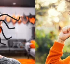 HALLOWEEN : COIFFURE BUN ARAIGNÉE ET CORNES  