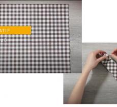 DIY : COMMENT PLIER UNE SERVIETTE DE TABLE EN FORME DE CRAVATE ?