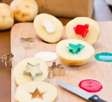 Décoration fait maison : et si vous fabriquiez des tampons « home made » ?