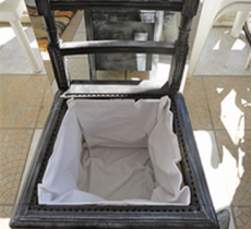 Fabriquer une chaise coffre de rangement