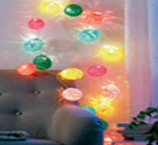 Fabriquer une guirlande lumineuse multicolore