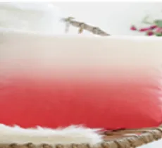 Décorer un coussin avec un effet dégradé