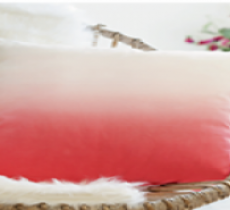 Décorer un coussin avec un effet dégradé
