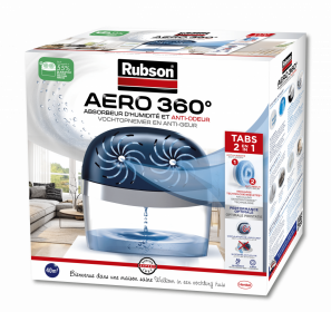 Rubson AERO 360° Absorbeur d'humidité pour pièces de 40 m²