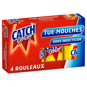 CATCH Expert Papier Tue-Mouches x4 