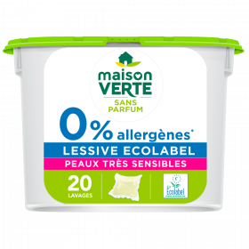 Lessive 0% ALLERGENES* - Maison Verte