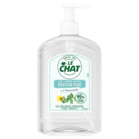LE CHAT – GEL LAVANT MAINS – DOUCEUR PURE à L’HAMAMÉLIS 500ML