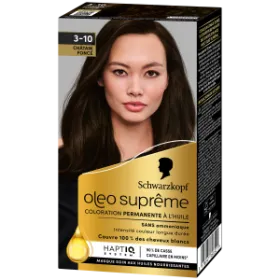 SCHWARZKOPF-COLORATION PERMANENTE-OLEO SUPREME 3-10 Châtain Foncé