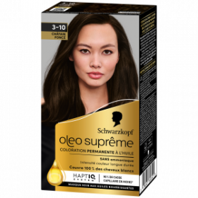 SCHWARZKOPF-COLORATION PERMANENTE-OLEO SUPREME 3-10 Châtain Foncé