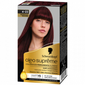 SCHWARZKOPF-COLORATION PERMANENTE-OLEO SUPREME 4-23 Bordeaux Velours