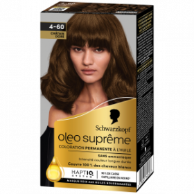 OLEO SUPRÊME, LA COLORATION PERMANENTE À L’HUILE, SANS AMMONIAQUE. 
