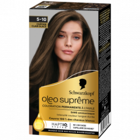 OLEO SUPRÊME, LA COLORATION PERMANENTE À L’HUILE, SANS AMMONIAQUE. 