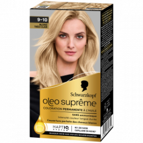SCHWARZKOPF-COLORATION PERMANENTE-OLEO SUPREME 9-10 Blond Très Clair