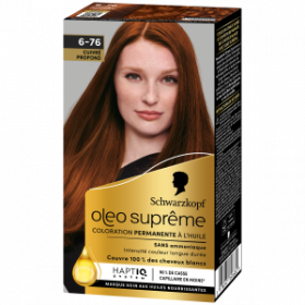 SCHWARZKOPF-COLORATION PERMANENTE-OLEO SUPREME 6-76 Cuivré Profond