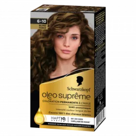 SCHWARZKOPF-COLORATION PERMANENTE-OLEO SUPREME 6-10 Blond Foncé