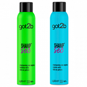 GOT2B – BOOST FRAICHEUR – SHAMPOOINGS SECS – 200 ML 