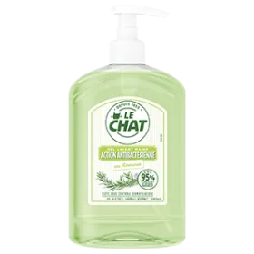 Le Chat - Savon Mains - Gel Lavant - Action Antibactérienne au Romarin - Formule Vegan - Flacon 500 ml
