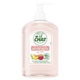 Le Chat – Gel lavant mains – Douceur Fruitée à la Pêche 500ml