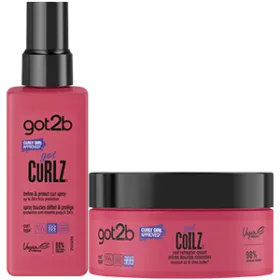 GOT2B - CURLZ POWER - SPRAY ET CRÈME