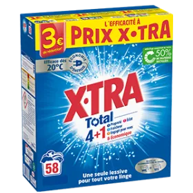X•TRA Total Poudre - 58 Lavages