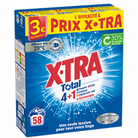 X•TRA Total Poudre - 58 Lavages