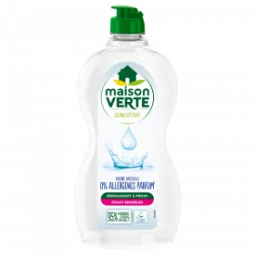 Maison Verte Liquide Vaisselle 0% Allergènes Parfum 