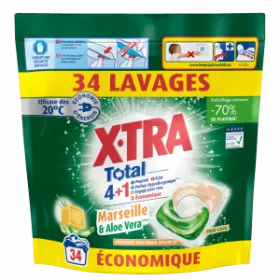 X•TRA Total Marseille & Aloe Vera Trio Caps – x34 doses