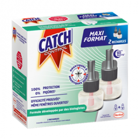 CATCH CONTROL RECHARGE ELECTRIQUE MAXI FORMAT 90 NUITS ANTI-MOUSTIQUES