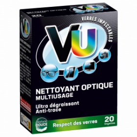 VU - Nettoyant Optique - étui de 24 pochettes