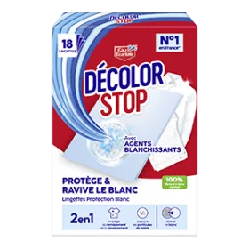 Décolor Stop Lingettes Ravive le Blanc