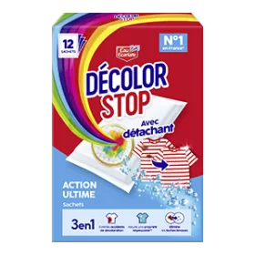 Décolor Stop Sachets 3en1 Détachant