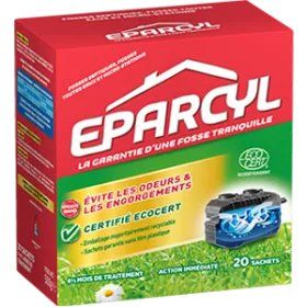 EPARCYL - Entretien des fosses septiques - Boite 20 sachets