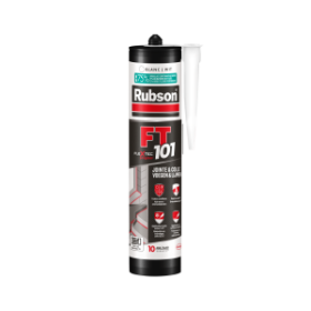 RUBSON Mastic FT 101 Joint Fissure Colle Blanc Cartouche, 280ml