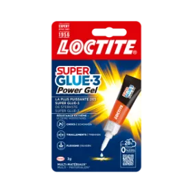LOCTITE SUPERGLUE-3 Power Gel Tube, 3g