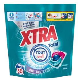 X•TRA Total Déo Fraîcheur+ Givré – x30 doses