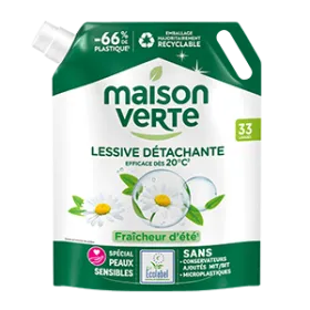 Maison Verte Lessive - Recharge Fraîcheur d'Été 33 lavages