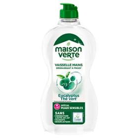 Maison Verte Liquide Vaisselle Eucalyptus-Thé Vert 