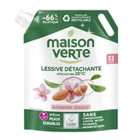 Maison Verte Lessive - Recharge Amande Douce 33 lavages