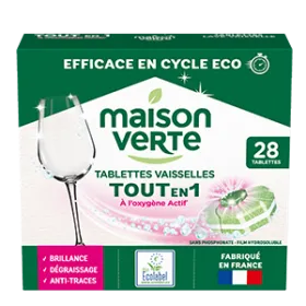 Maison Verte - Tablettes Lave-Vaiselle Bioactive
