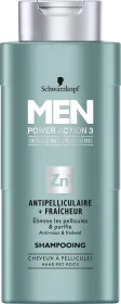 Schwarzkopf - Men - Shampooing Antipelliculaire + Fraîcheur Cheveux à Pellicules 250 ml