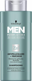Schwarzkopf - Men - Shampooing Antipelliculaire + Fraîcheur Cheveux à Pellicules 250 ml